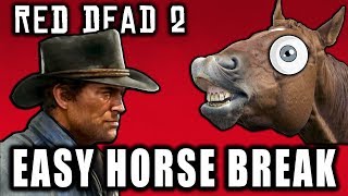 EASY Horse Breaking in Red Dead Redemption 2