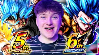 5th Anni X 6th Anni Team GOES CRAZY!!! (Dragon Ball Legends PVP)