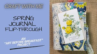 Spring Journal Flip Through - An “Art Before Breakfast” Project