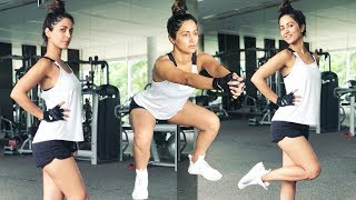 TV Actress Hina Khan Weight Loss Workout