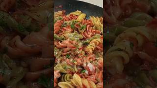 Tri-color fusilli pasta #shorts