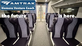 Riding THE FUTURE | Amtrak Siemens Venture Cars Trip Report