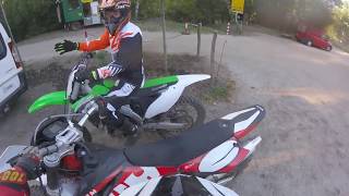 Ausfahrt SWM RS500, KX250F, TTR600 MX Strecke Lauchhammer