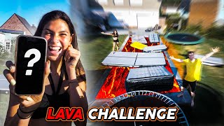 FLOOR IS LAVA CHALLENGE MET CELINE & MICHIEL!