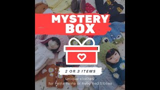 unboxing of Mystery box by BannAnnaBears: unique handmade clothes for Paola Reina, Ruby Red Siblies