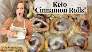 Ooey-gooey Keto Cinnamon Rolls! NO MOZERELLA! NO LIQUID EGG WHITES! NO VITAL WHEAT GLUTEN!