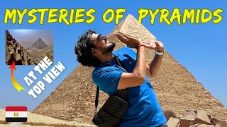 Visiting Egyptian PYRAMIDS!!! Full of MYSTERIES #droneshots