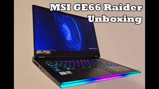 MSI GE66 Raider - Unboxing & First Impressions