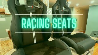 370Z Z34 Bucket Seats | 370z RACING Seats Install | #racecar #370z #nismo #racing #video