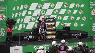 [ 小椋藍 ] Ai Ogura Moto2 World Champion 2024  |  ThaiGP 2024  |  FANCAM