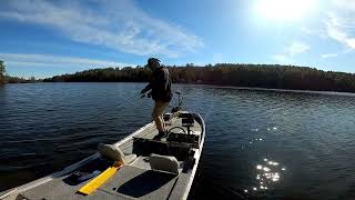 Early open water bass fishing