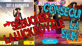 CONSIGUIENDO SKIN DE LA MARIACHI EN FREE FIRE😱😱//LUCK ROYALE DE ORO, SE BUGUEO!!🤣//GARENA ME ROBO!!🤬