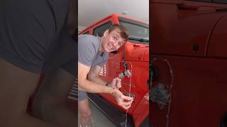 How to decorate your jeep for christmas🥰 w Carter Kench #shorts