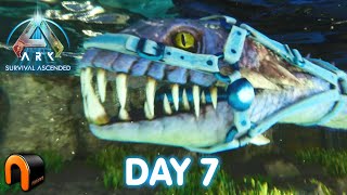 TAMING A SEA MONSTER Day 7 Ark Survival Ascended LIVE!