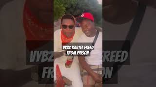 Vybz Kartel freed from prison and chilling with TJ Records #vybzkartel #free