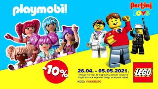 10% popusta na Lego I Playmobil setove od 26.04. do 05.05.