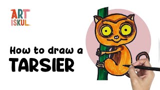 How to Draw a Tarsier | Simple and Easy Drawing Tutorial For Beginners