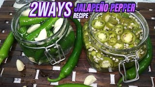 2WAYS JALAPEÑO PEPPER RECIPE//SENS COOKING COMPILATION