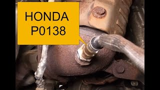 How to Fix HONDA P0138: O2 Sensor Circuit High Voltage (Bank 1, Sensor 2)