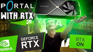 Как играется Portal with RTX?