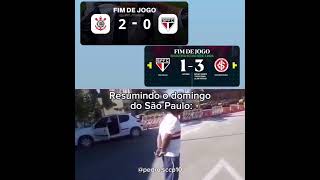 React Sao paulo eliminado libertadores Sao Paulo 1 x 1 Botafogo "tô sendo espancado"