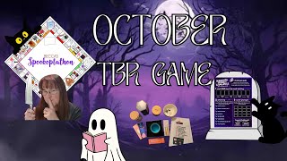 October TBR Game//Spookapoly!