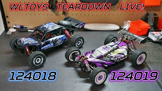 WLToys 124018 & 124019 Teardown LIVE!