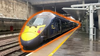 Trains at Stratford International