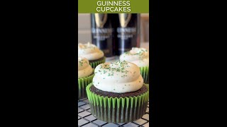 Guinness and Baileys St. Patrick's Day Cupcakes