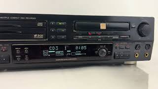 JVC XL-R5000BK 3-CD Changer + 1-CD-R/RW Compact Disc Recorder Player | For Parts