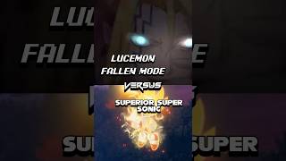 Lucemon Vs Superior Super Sonic #faxorcap #digimon