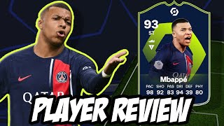 93 KYLIAN MBAPPE POTM - Player Review | EA FC ULTIMATE TEAM 24