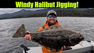 Windy Halibut Jigging! Alaskan Halibut Fishing - Juneau, Alaska! JUNE 2023 #juneau #halibutfishing