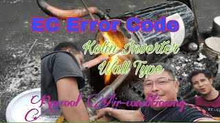 Kolin Wall mounted 2.5hp inverter EC Error Code|Raccool Air-conditioning TutorialTv