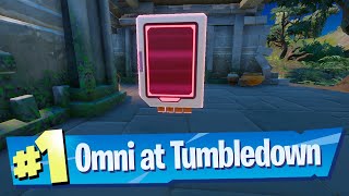 Collect Omni Chips at Tumbledown Temple Location - Fortnite