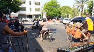 Pengabmas Polkesta Pembagian Masker  Part 1 @ Pasar Gedhe Solo