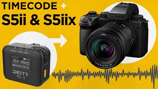 Timecode on S5, S5ii, & S5iix | Deity TC-1 + Panasonic S5