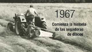 KUHN el pionero, el innovador. 50 years of innovation disc mower.