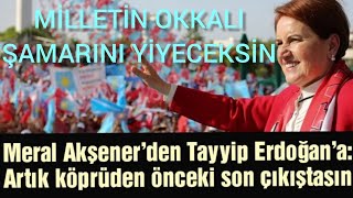 Meral Akşener bu kötü gidişe dur demek için buradayım...