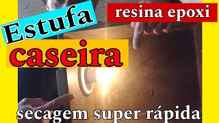 [Passo a Passo] estufa caseira BAIXO CUSTO para curar resina epoxi mais rápido TESTADA E APROVADA