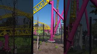 Canada 🇨🇦 ThunderVolt Ride in Playland Amusement Park in Vancouver BC Canada