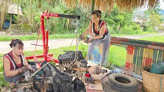 Genius girl repairs and restores Toyota car engines (P1).