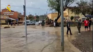 Activado el nivel 2 de emergencias por lluvia en Caparroso (Navarra)