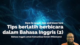 Tips berlatih berbicara dalam Bahasa Inggris (1)