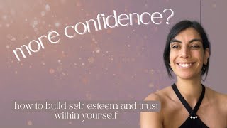 How to Boost your CONFIDENCE and SELF-ESTEEM 🙇🏻‍♀️