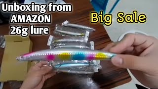 Unboxing My New 26g Lure From AMAZON / 10lures for only 56sr