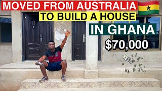 MEET THE 27 YEAR OLD GHANAIAN WHO MOVED FROM AUSTRALIA TO BUILD A HOUSE IN GHANA IN JUST 3 MONTHS