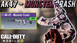 *NEW* AK47 MONSTER CRASH BLUEPRINT GAMEPLAY in COD MOBILE | Season 8 Ground Forces Reward.