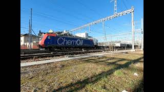 Timelapse Railroad traffic in Winterthur | 9.2.22