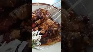 sate kambing 27000 satu porsi Kebonsari Madiun #sate #satekambing #madiun #kuliner #viral